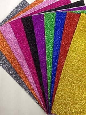 NEELGAGAN A4 GLITTER GUMMED SHEET 10SHEETS
