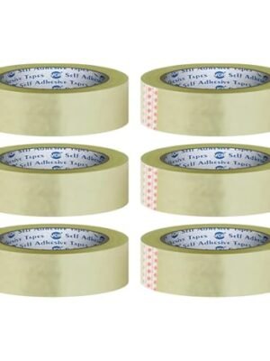 NEELGAGAN TAPE CLEAR 24MM X 65MTR PACK OF 6PCS
