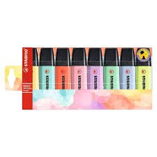 STABILO 70 BOSS PASTEL HIGHLIGHTER 8PCS SET