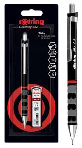 ROTRING 2221240 TIKKY RETRO 0.5MM MECHANICAL PENCIL BLACK