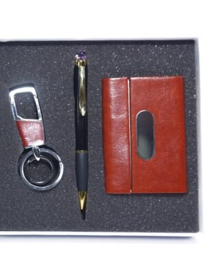PLANFIX 9841 GIFT SET CARD HOLDER PEN AND KEY CHAIN