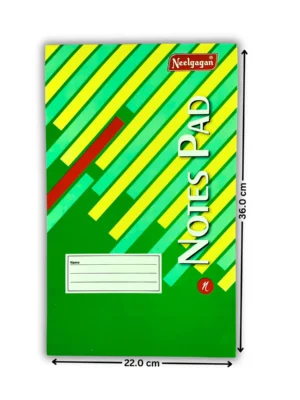 NEELGAGAN NOTESPAD LEDGER PAPER PAD 100SHEET