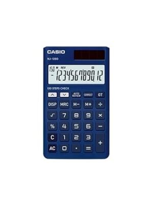 CASIO NJ 120D BLUE CALCULATOR