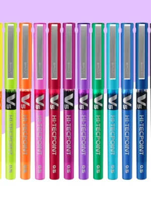 PILOT 1102 HI-TECPOINT V5 ASSORTED PEN PACK OF 12PCS