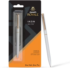 ROYALE 2562 IKON BALL PEN SHINY SILVER