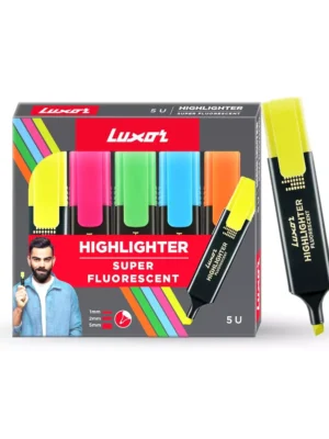 LUXOR 1852 ASSORTED HIGHLIGHTER 5N