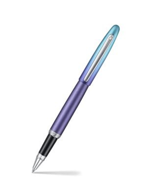 SHEAFFER 9430 EXPRESSIONS GRADIENT BLUE WITH CHROME TRIM ROLLER BALL PEN