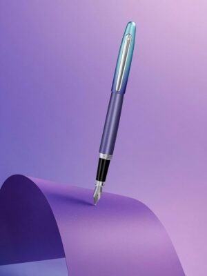 SHEAFFER 9430 EXPRESSIONS GRADIENT BLUE WITH CHROME TRIM FOUNTAIN PEN